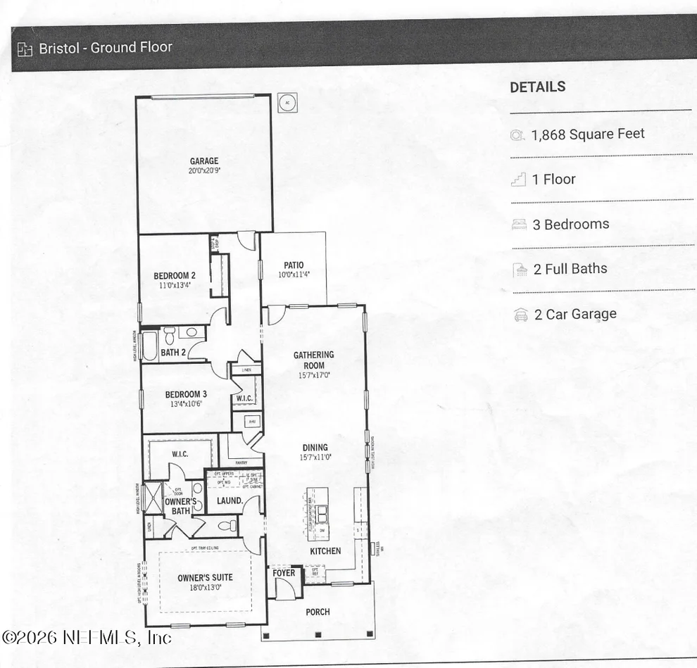 Unit for sale at 216 FOOTBRIDGE Road, St. Johns, FL 32259