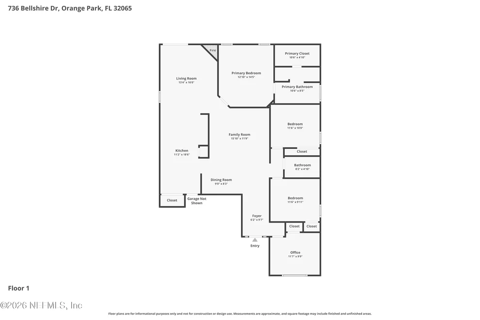 Unit for sale at 736 BELLSHIRE Drive, Orange Park, FL 32065
