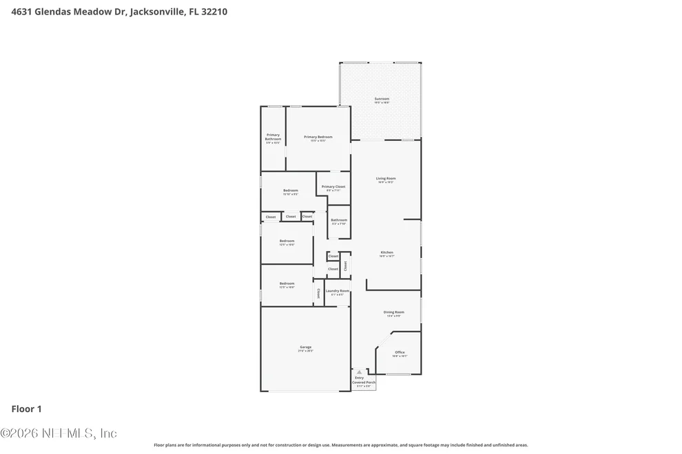 Unit for sale at 4631 GLENDAS MEADOW Drive, Jacksonville, FL 32210