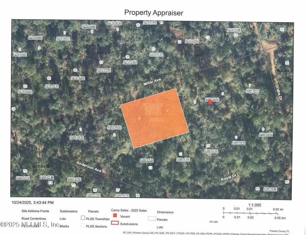 Unit for sale at 207 MILLER Avenue, Crescent City, FL 32112
