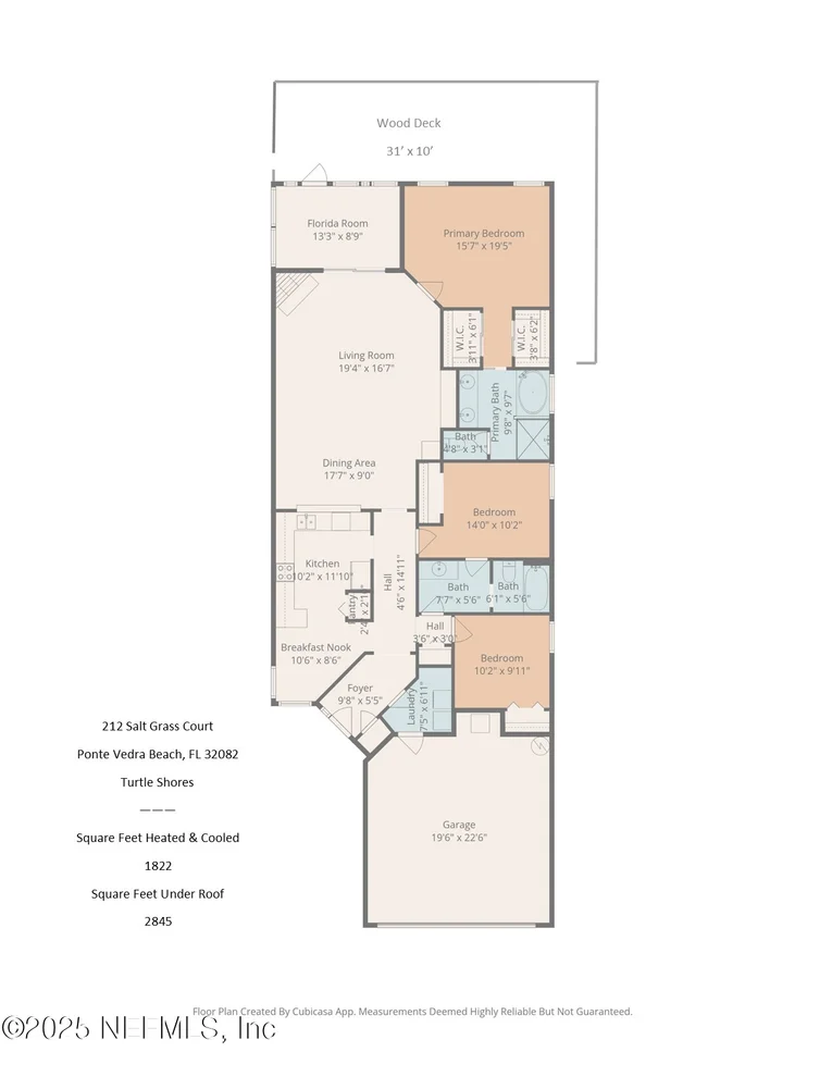 Unit for sale at 212 SALT GRASS Court, Ponte Vedra Beach, FL 32082