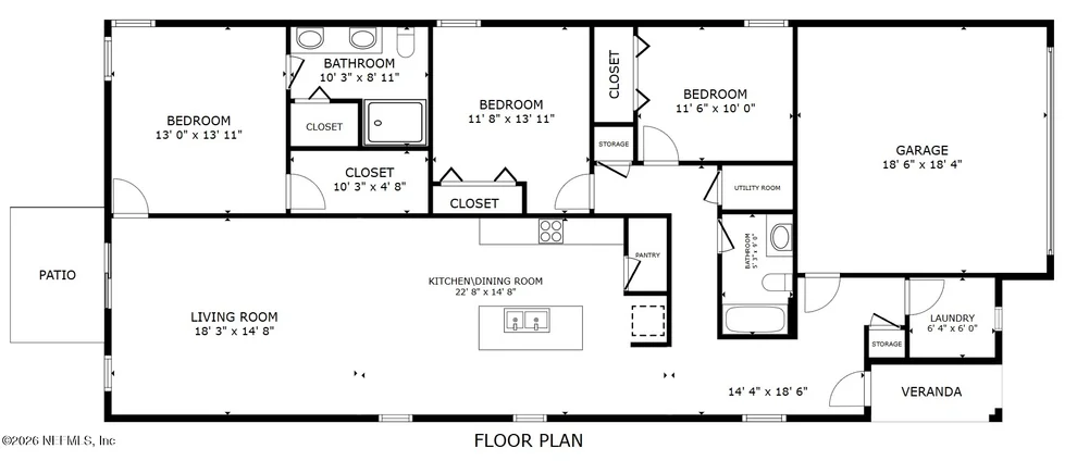 Unit for sale at 9018 KIPPER Drive, Jacksonville, FL 32211