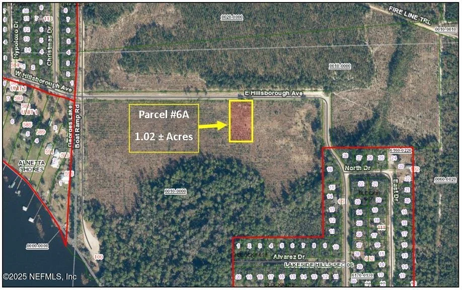 Unit for sale at PARCEL 6A E HILLSBOROUGH Avenue, Florahome, FL 32140