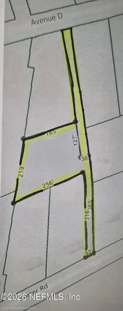Unit for sale at 0 PORTER Road, St. Augustine, FL 32095