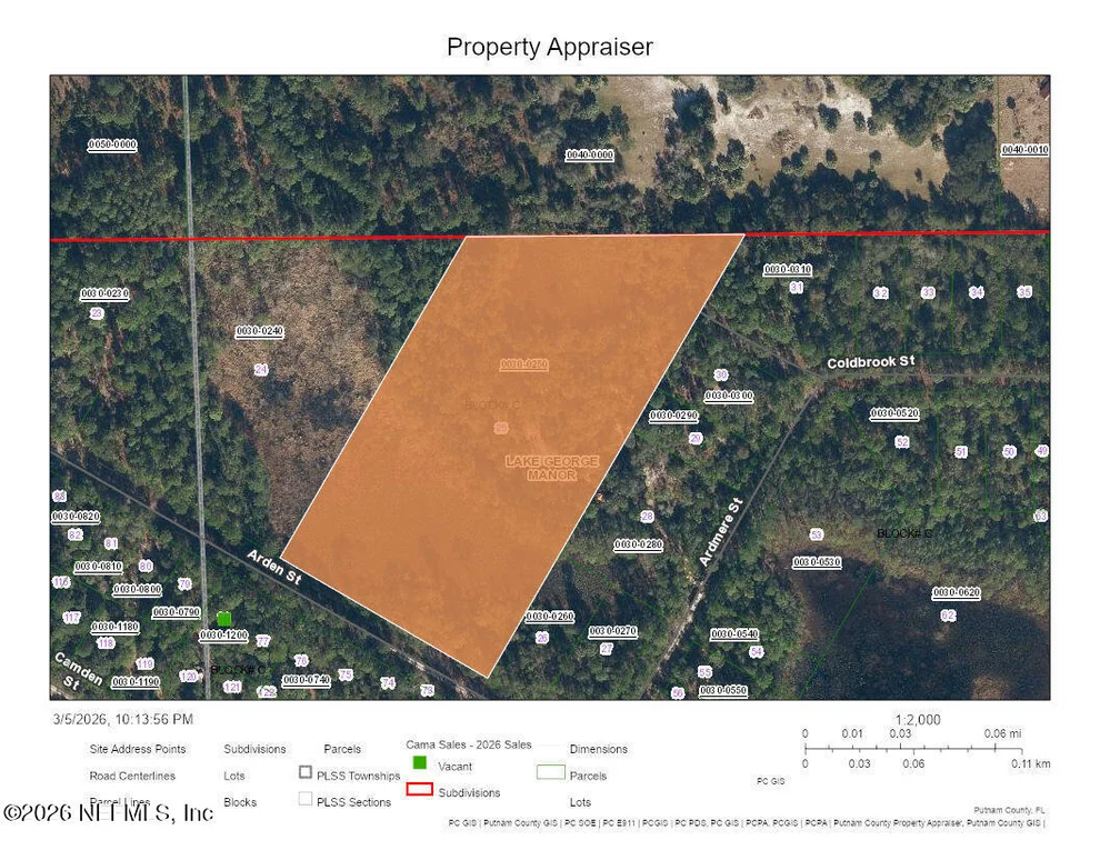 Unit for sale at 158 ARDEN Street, Georgetown, FL 32139