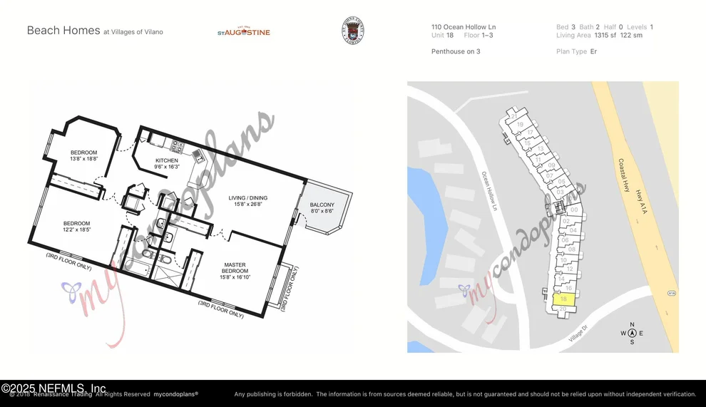 Unit for sale at 110 OCEAN HOLLOW Lane, St. Augustine, FL 32084