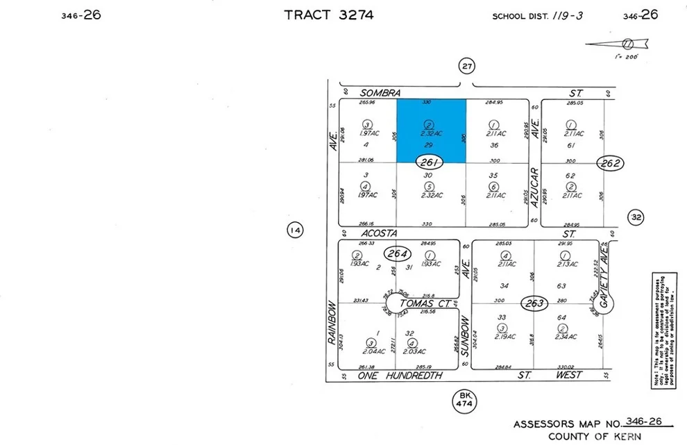Unit for sale at 0 Acosta St., Rosamond, CA 93560