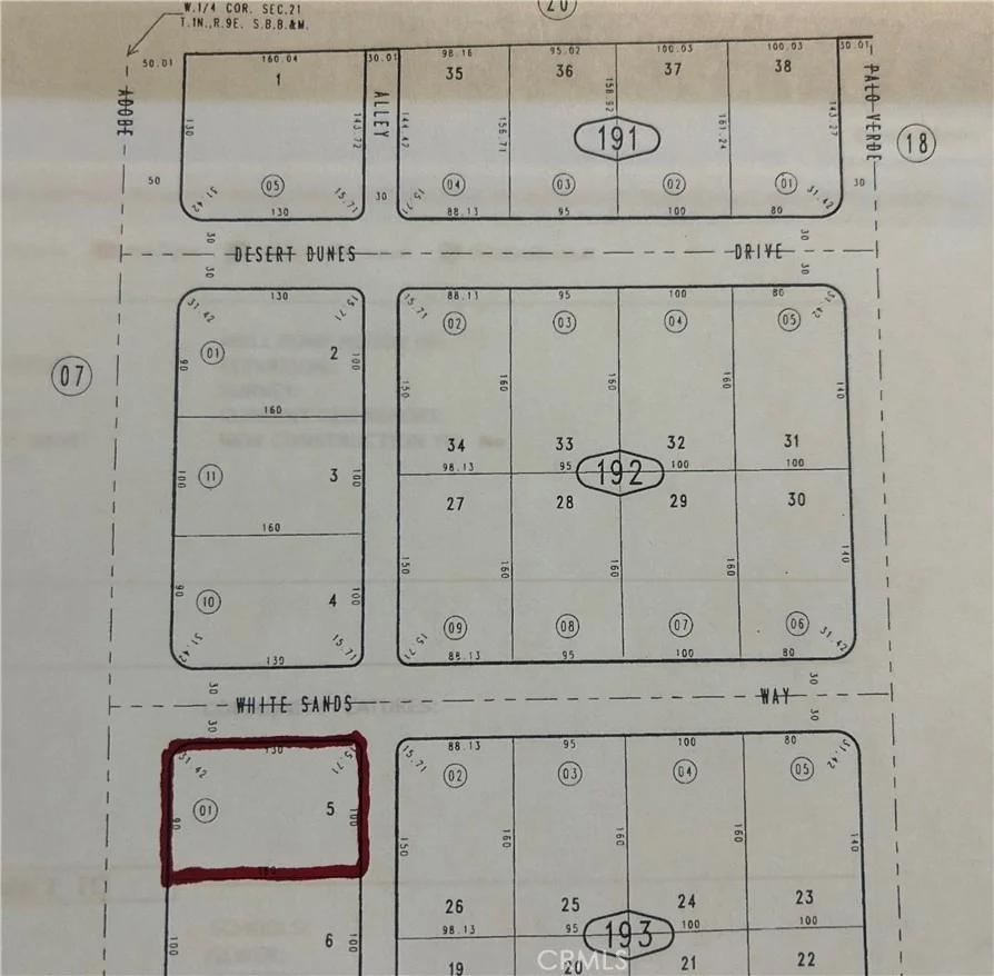 Unit for sale at 0 White Sands, 29 Palms, CA 92277