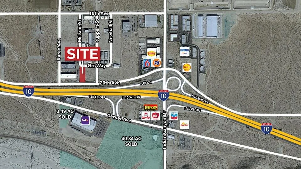 Unit for sale at 0 20th And I-10, Palm Springs, CA 92262