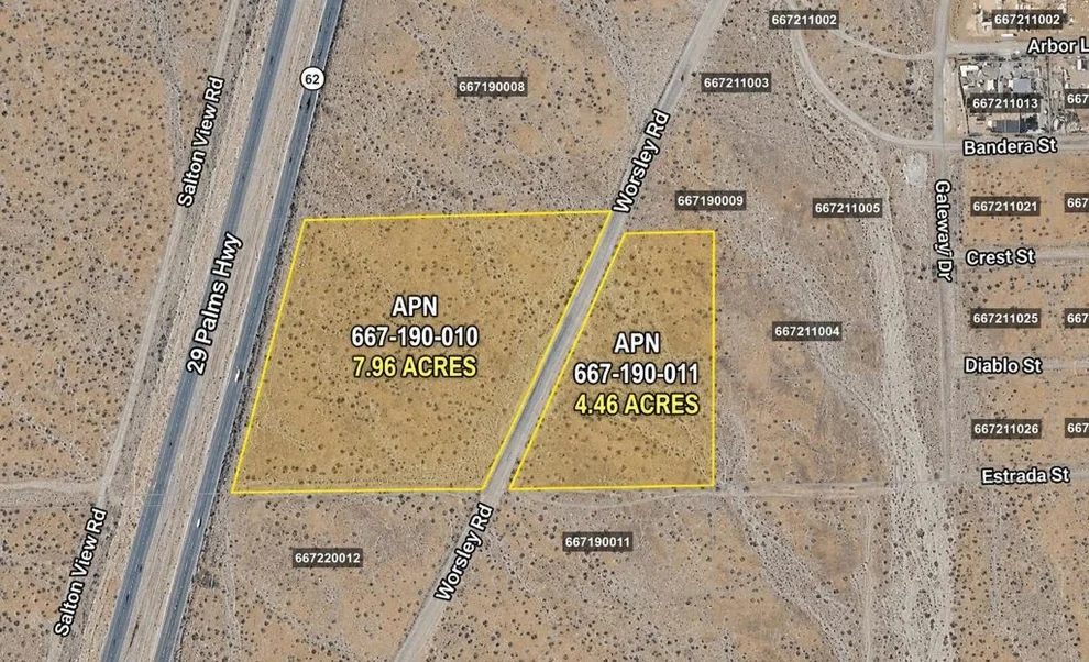 Unit for sale at Apn 667-190-010 & 667-190-011, Desert Hot Springs, CA 92240