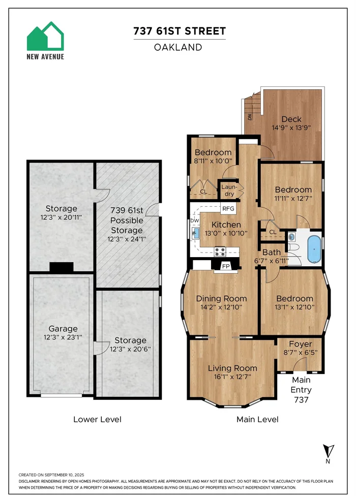 Unit for sale at 737 739 61st St, Oakland, CA 94609
