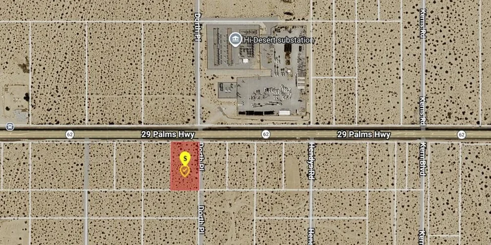 Unit for sale at 0 Dorth Pl Place, 29 Palms, CA 92277