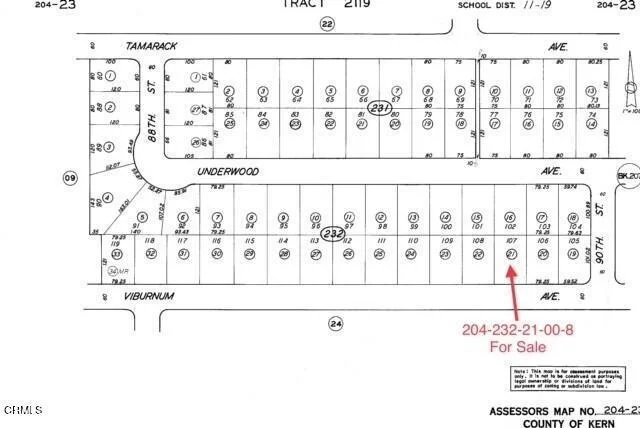 Unit for sale at 0 Viburnum Avenue, California City, CA 93505
