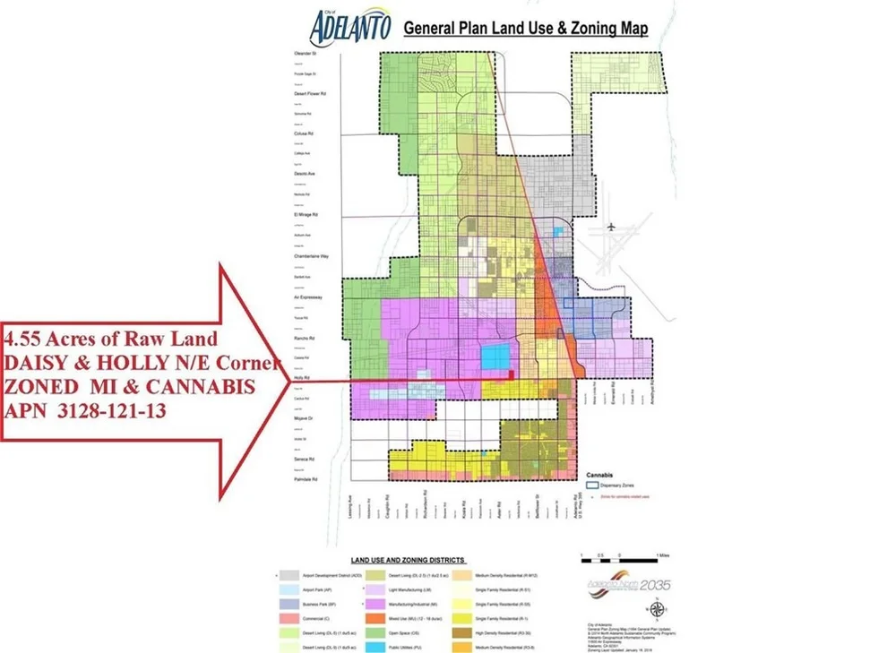 Unit for sale at 0 Daisy & Holly 4.5ac, Adelanto, CA 92301