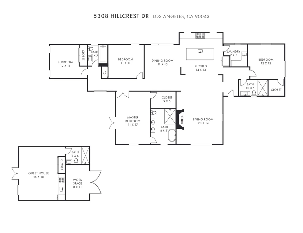 Unit for sale at 5308 HILLCREST Drive, Los Angeles, CA 90043