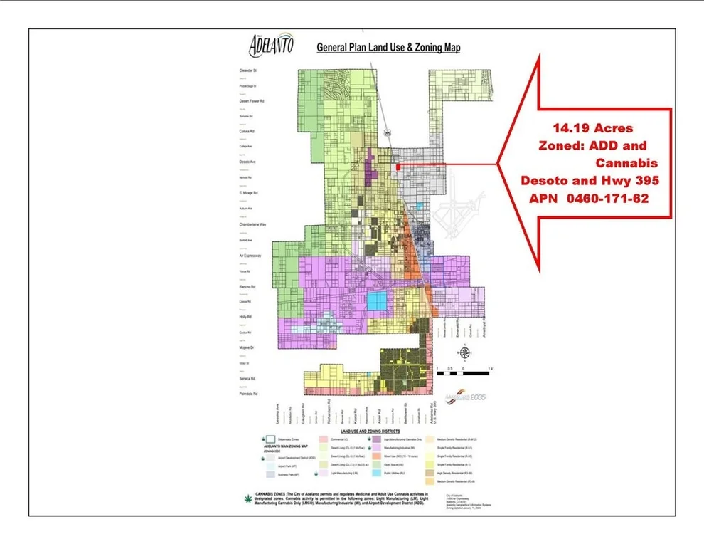 Unit for sale at 0 Desoto & Hwy 395 - 14.19ac, Adelanto, CA 92301