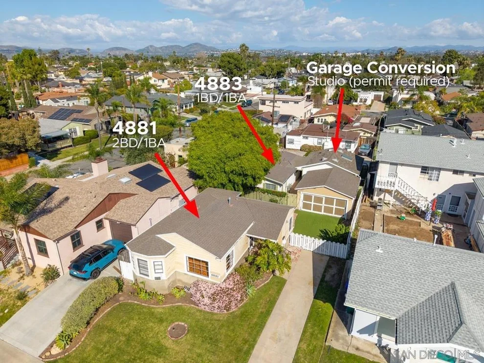 Unit for sale at 4881 4883 33rd st, San Diego, CA 92116