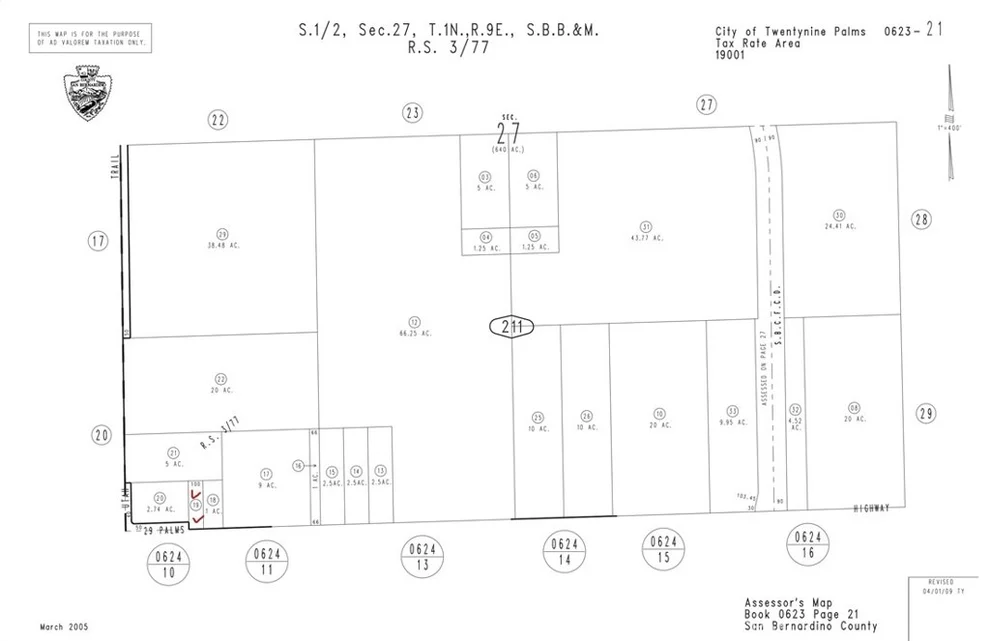 Unit for sale at 0 29 Palms Hwy, 29 Palms, CA 92277