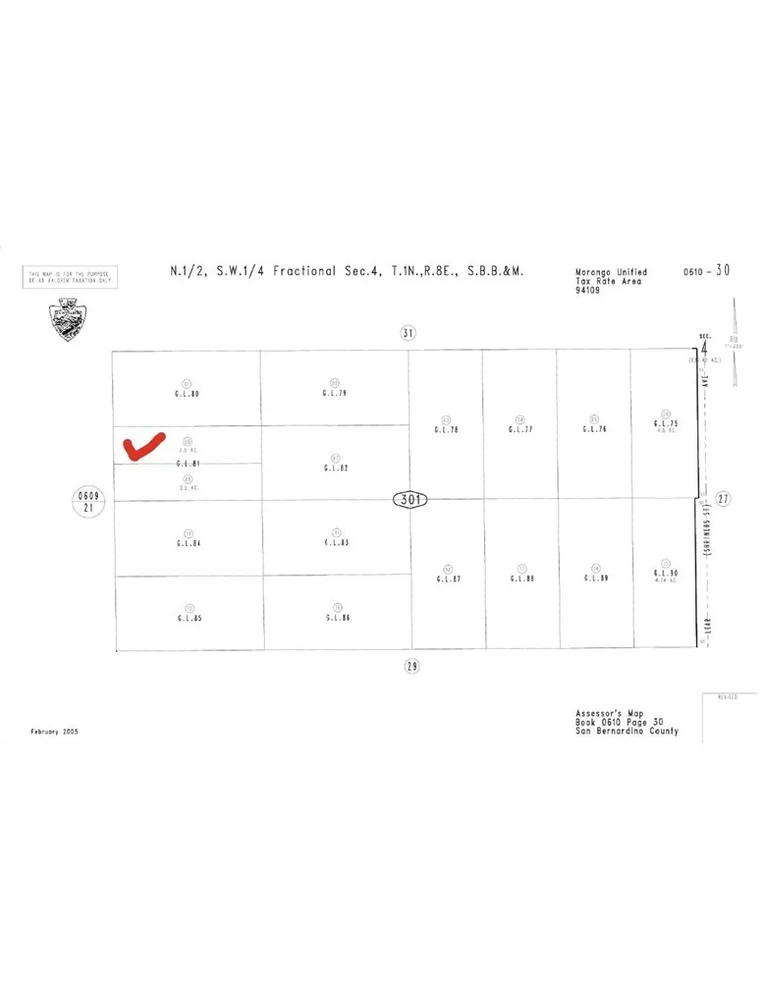 Unit for sale at 0 Los Olivos Avenue, Joshua Tree, CA 92252