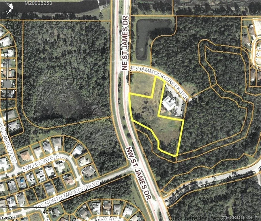 Unit for sale at 0 NE St. James & Hammock Creek Trail, Port St Lucie, FL 34983