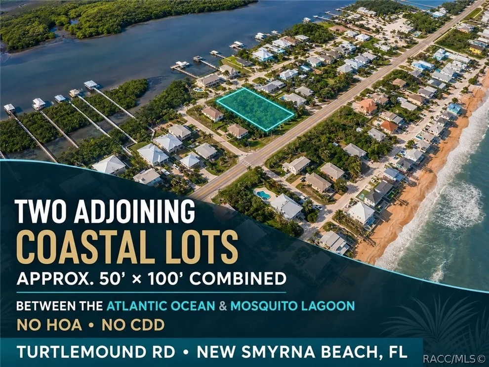 Unit for sale at 0 TURTLEMOUND Road, New Smyrna Beach, FL 32169