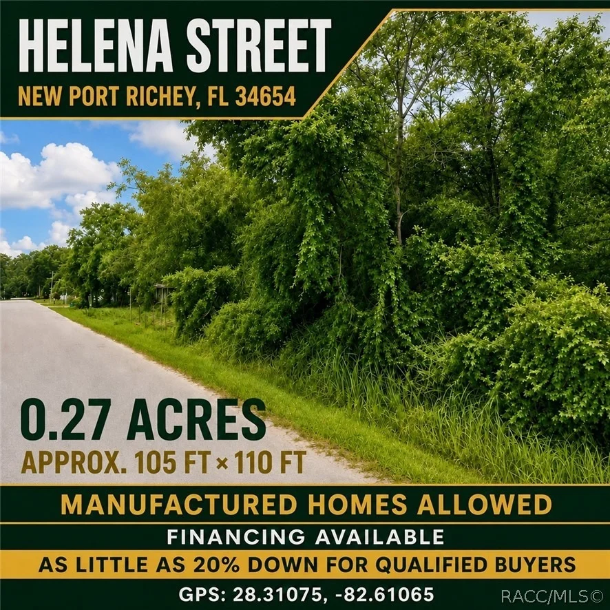 Unit for sale at 0 HELENA Street, New Port Richey, FL 34654