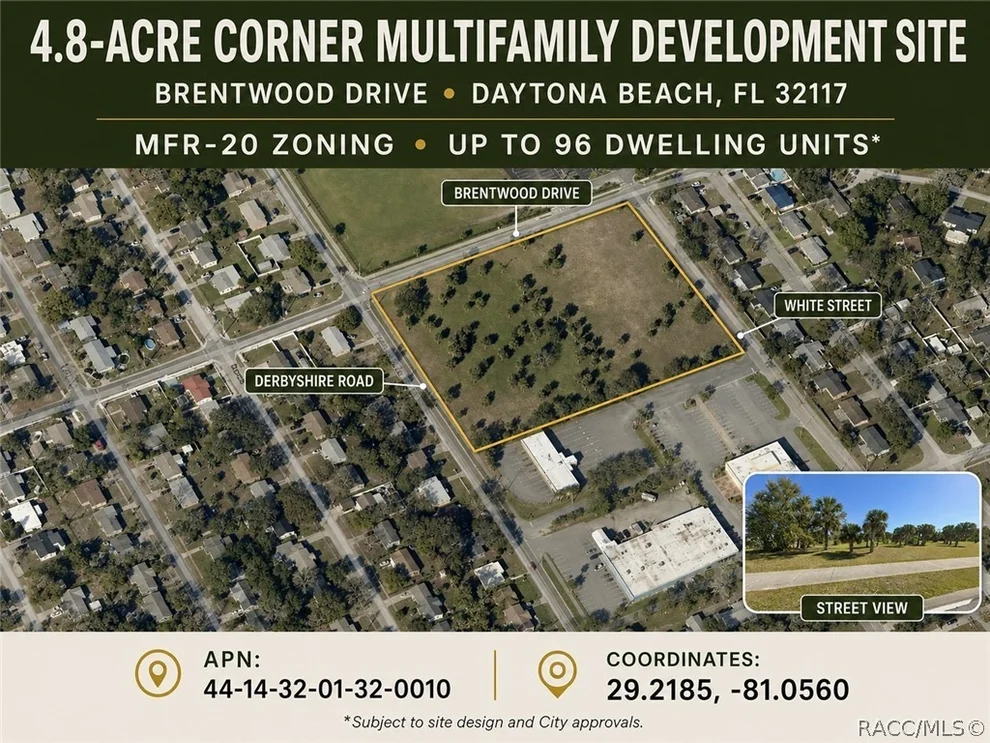 Unit for sale at 0 BRENTWOOD Drive, Daytona Beach, FL 32117