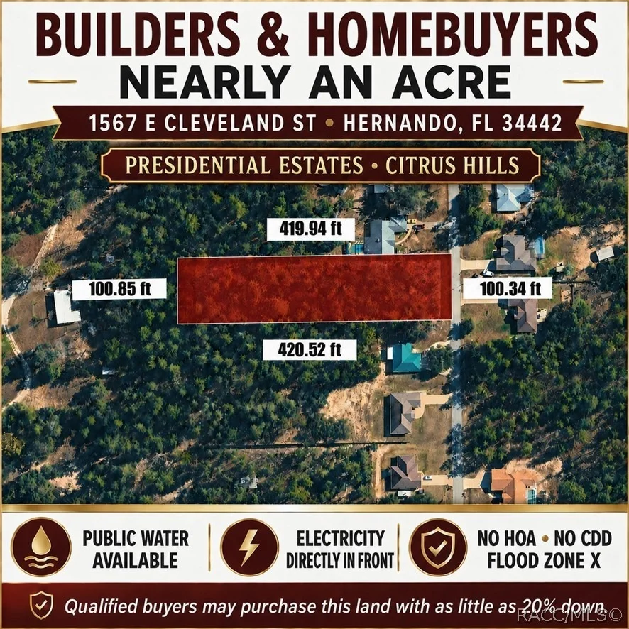 Unit for sale at 1567 E Cleveland Street, Hernando, FL 34442