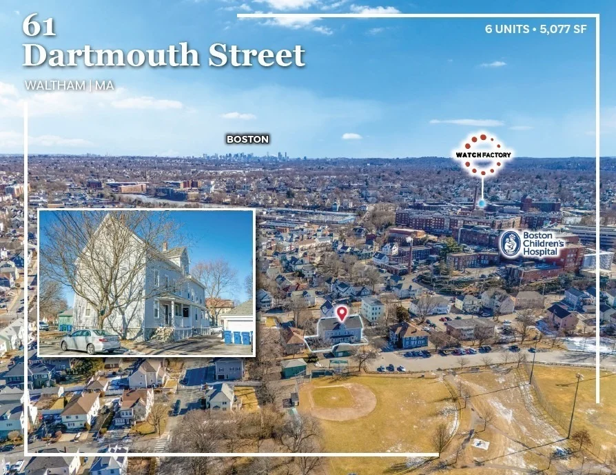 Unit for sale at 61 Dartmouth St, Waltham, MA 02453