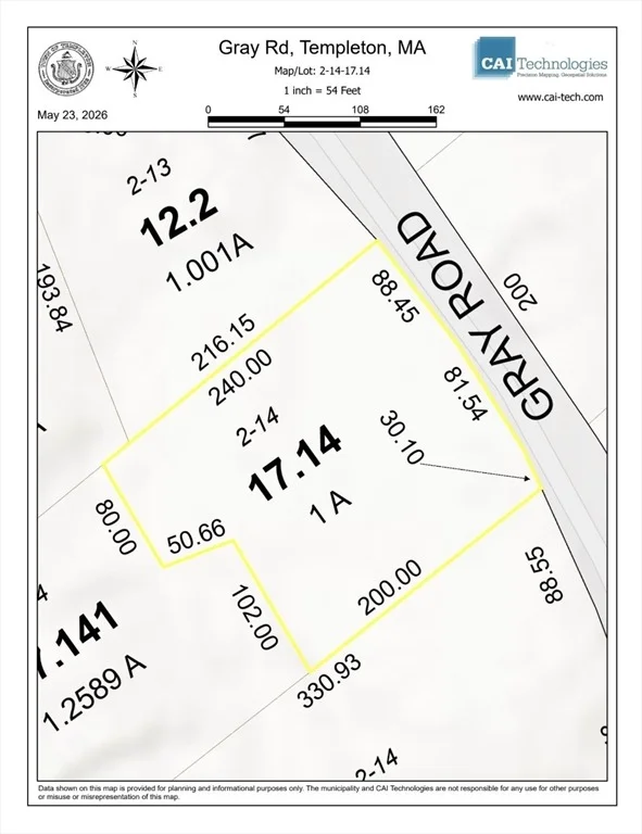 Unit for sale at 0 Gray Road, Templeton, MA 01468