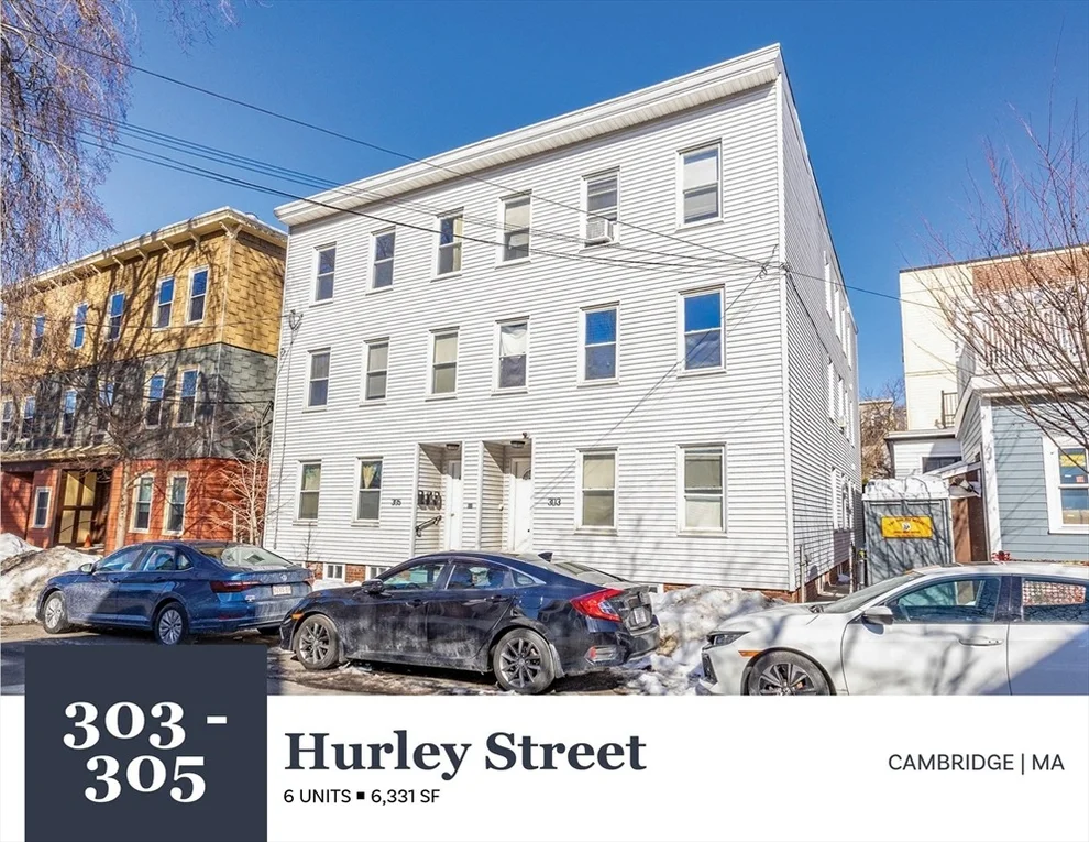 Unit for sale at 303-305 Hurley St, Cambridge, MA 02141