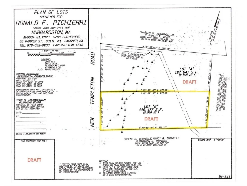 Unit for sale at 0 New Templeton Road, Hubbardston, MA 01452