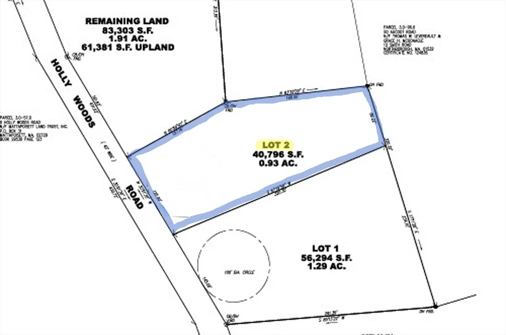 Unit for sale at 0 (Lot 2) Holly Woods Rd, Mattapoisett, MA 02739