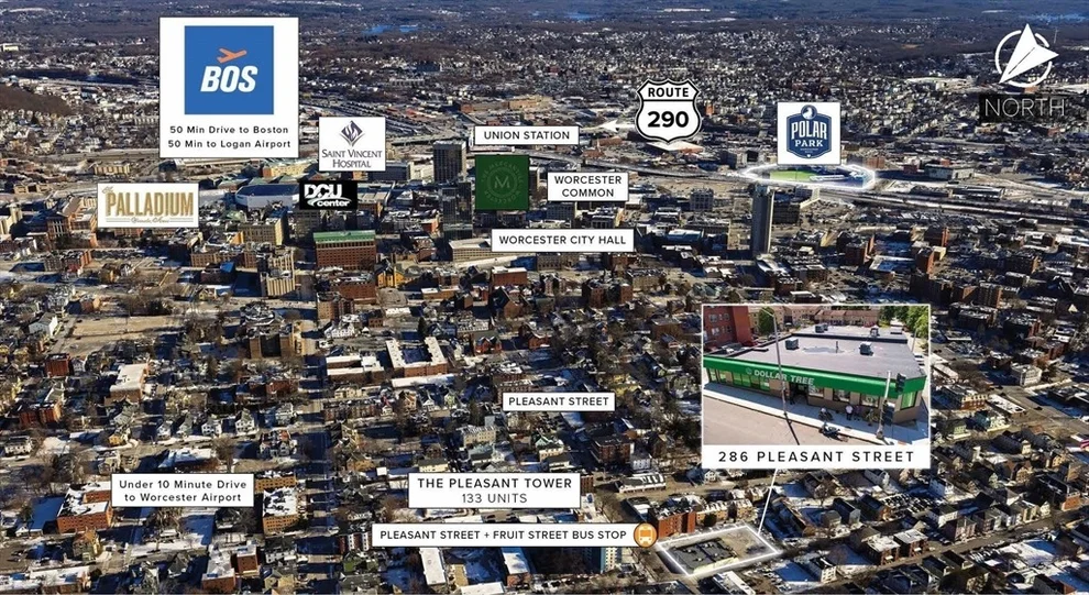 Unit for sale at 286 Pleasant Street, Worcester, MA 01609