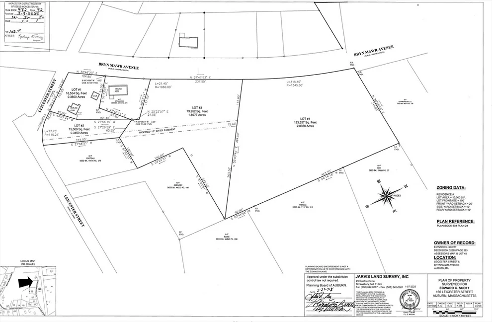 Unit for sale at Lots 2,3,4 Leicester St., Auburn, MA 01501