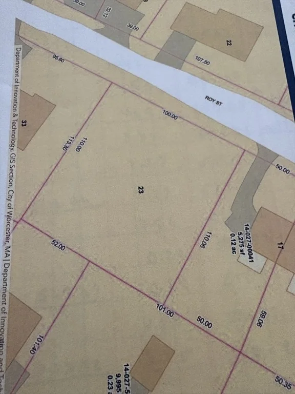 Unit for sale at 23 Roy St, Worcester, MA 01603