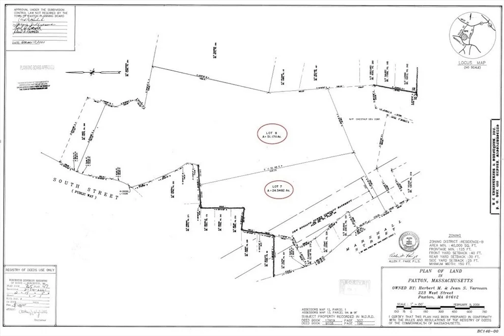 Unit for sale at Lots 7&8 Marshall St. & South St, Paxton, MA 01612