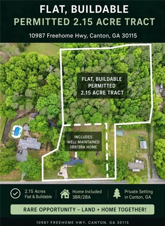 Unit for sale at 10987 Freehome Highway, Canton, GA 30115