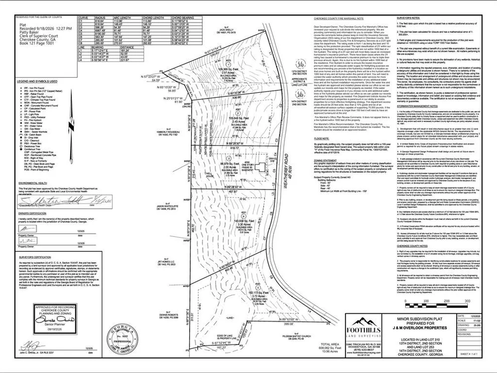 Unit for sale at 0 Weatherby Road, Ball Ground, GA 30107