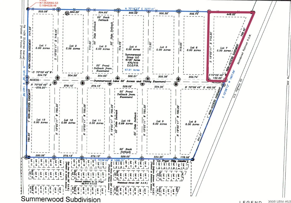 Unit for sale at LOT 7 Summerwood Lane, La Pryor, TX 78872
