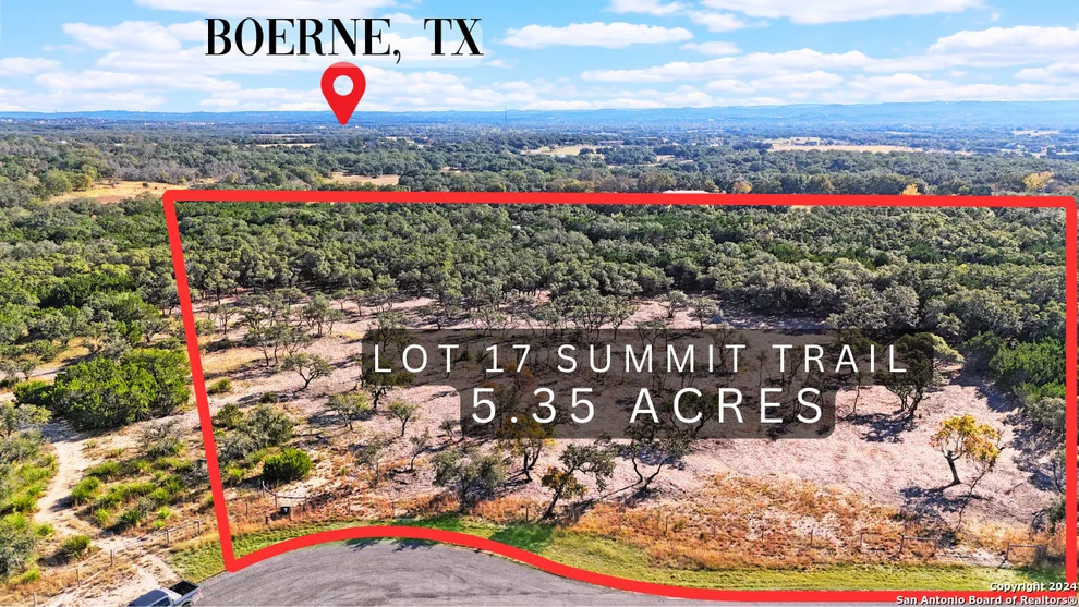 Unit for sale at LOT 17 SUMMIT TRL, Boerne, TX 78006