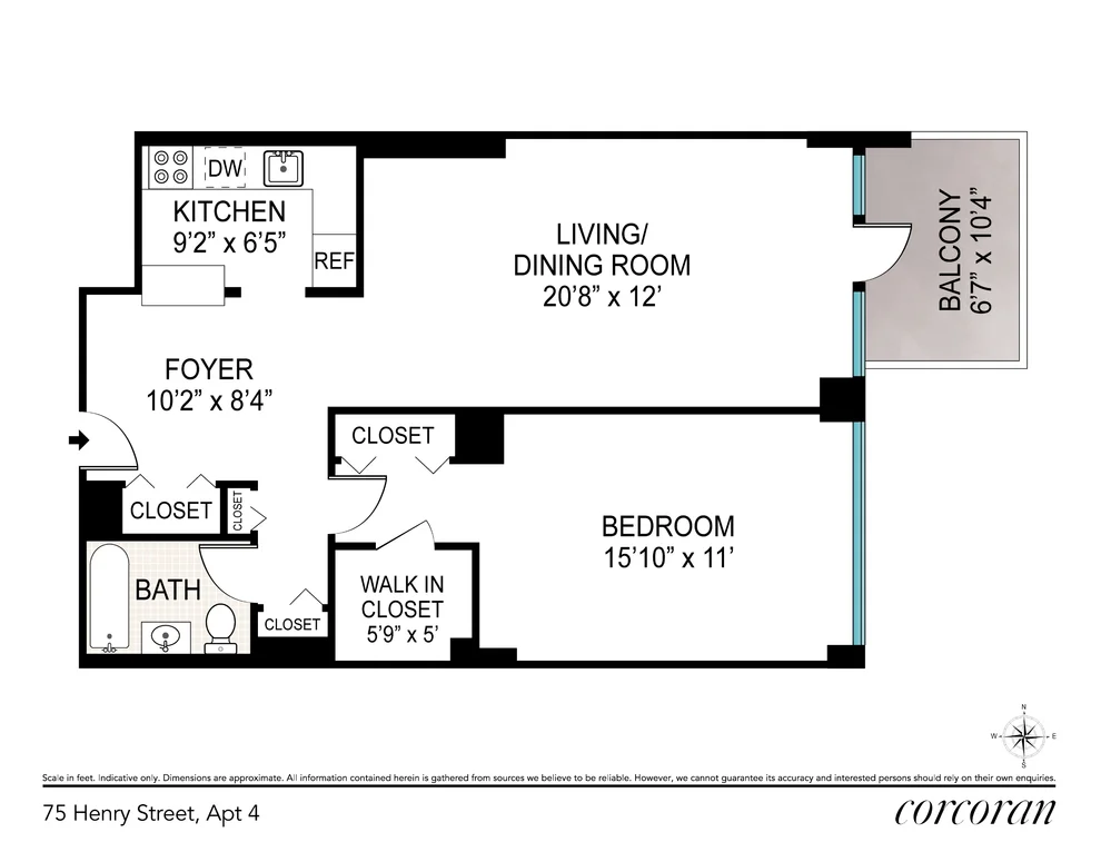 Unit for sale at 75 HENRY Street, Brooklyn, NY 11201