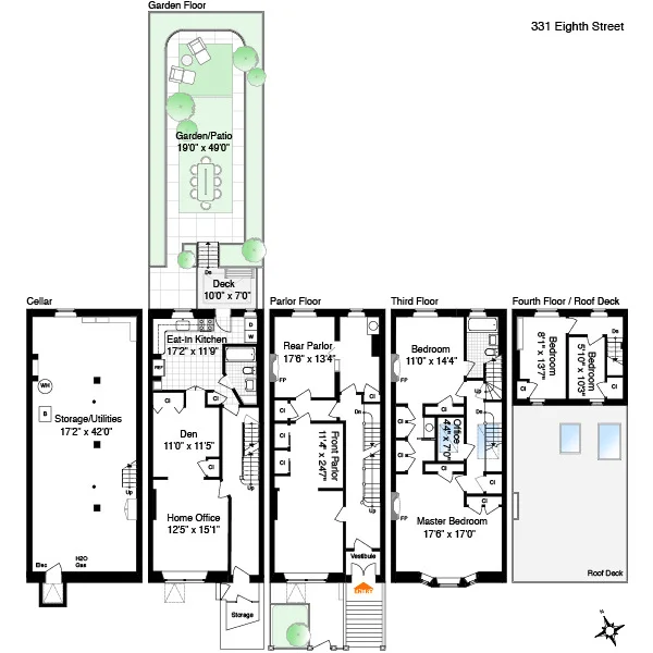 Unit for sale at 331 8th Street, Brooklyn, NY 11215