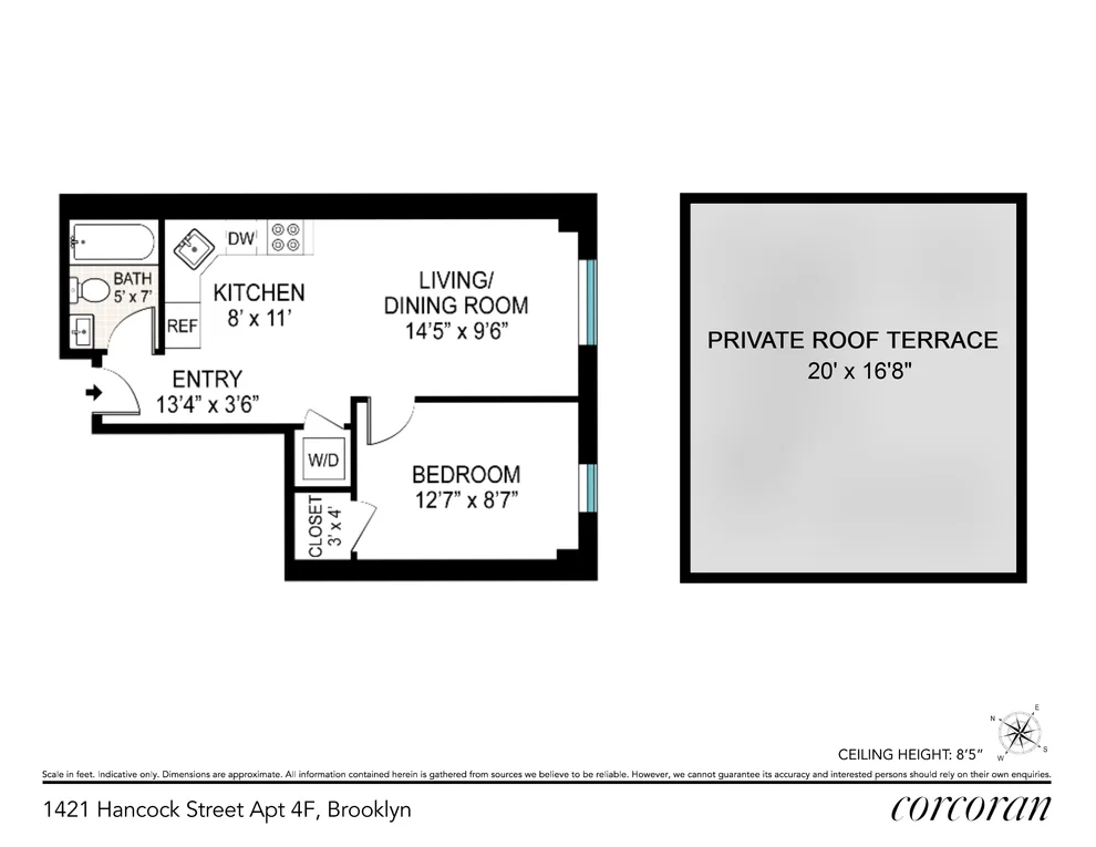 Unit for sale at 1421 HANCOCK Street, Brooklyn, NY 11237