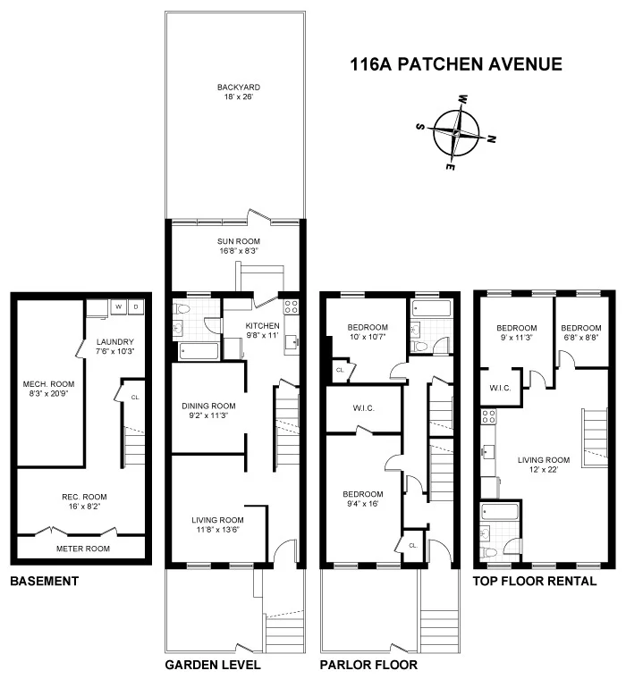Unit for sale at 116A Patchen Avenue, Brooklyn, NY 11221