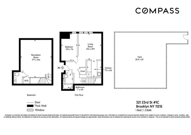 Unit for sale at 321 23rd Street, Brooklyn, NY 11215
