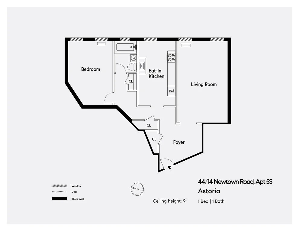 Unit for sale at 44-02 NEWTOWN Road, Queens, NY 11103