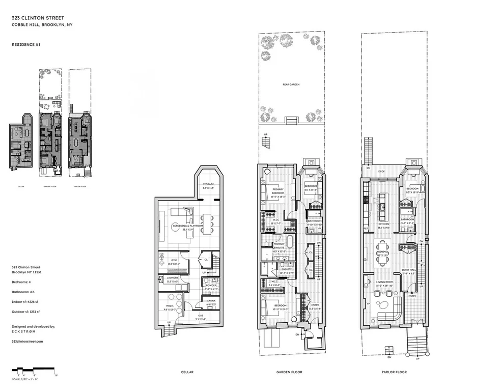 Unit for sale at 323 CLINTON Street, Brooklyn, NY 11231