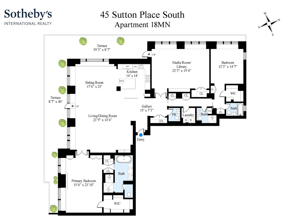 Unit for sale at 45 Sutton Place S, Manhattan, NY 10022