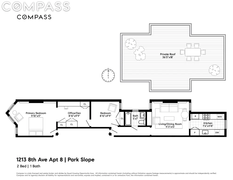 Unit for sale at 1213 8th Avenue, Brooklyn, NY 11215